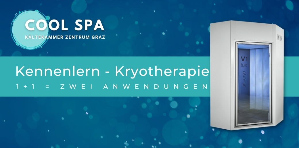 Kryo-Kennenlernangebot 1 + 1 = 2 Anwendungen