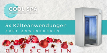 Weihnachtsgutschein - Kryo-Sessions – 5 Anwendungen